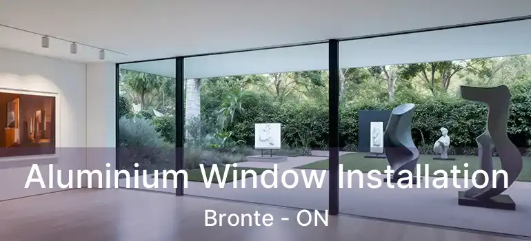  Aluminium Window Installation Bronte - ON