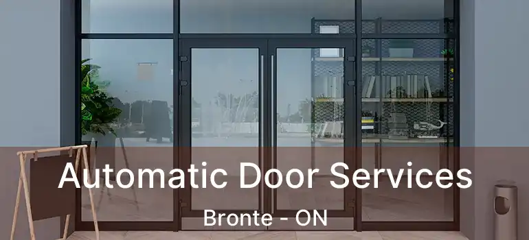  Automatic Door Services Bronte - ON