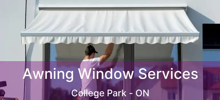  Awning Window Services College Park - ON