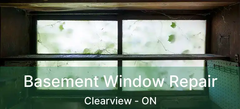  Basement Window Repair Clearview - ON