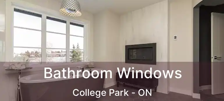  Bathroom Windows College Park - ON