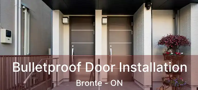  Bulletproof Door Installation Bronte - ON