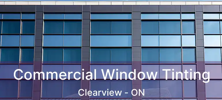  Commercial Window Tinting Clearview - ON