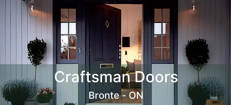  Craftsman Doors Bronte - ON