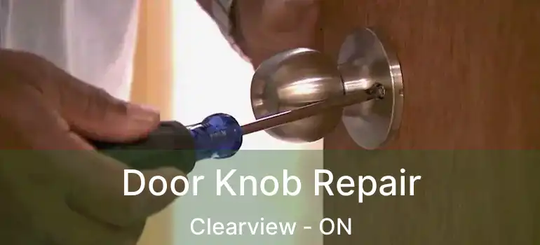  Door Knob Repair Clearview - ON