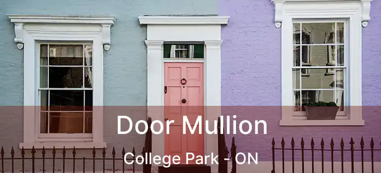 Door Mullion College Park - ON