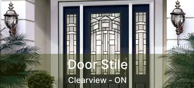 Door Stile Clearview - ON