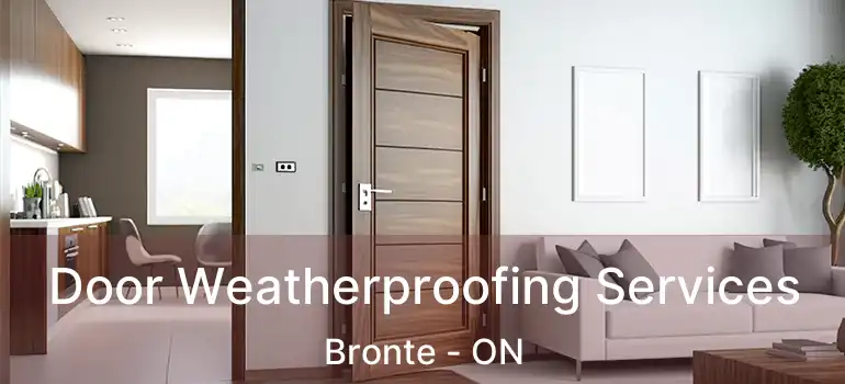  Door Weatherproofing Services Bronte - ON