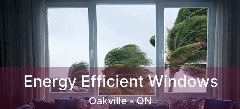  Energy Efficient Windows Oakville - ON