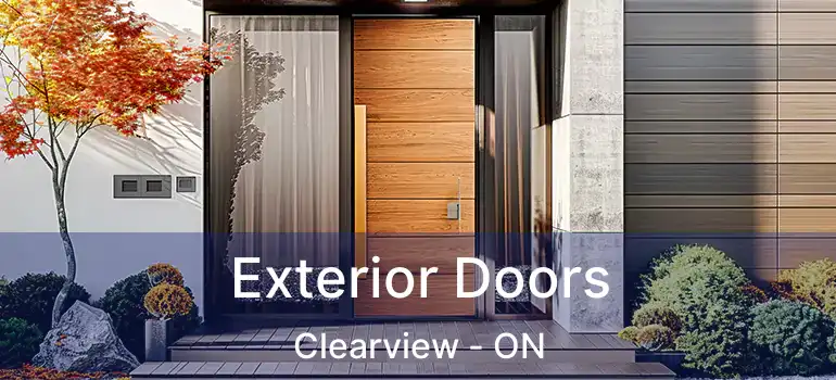  Exterior Doors Clearview - ON