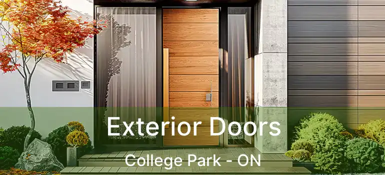  Exterior Doors College Park - ON