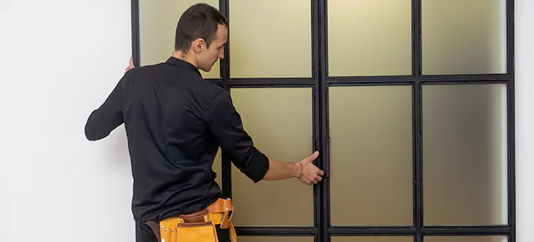 Patio French door installation in Oakville, ON