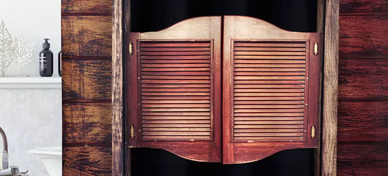 Installing Saloon Door Hinges in Oakville, ON