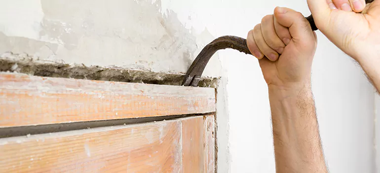 Wooden Garage Door Repair in Oakville, Ontario