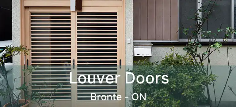  Louver Doors Bronte - ON