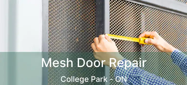  Mesh Door Repair College Park - ON
