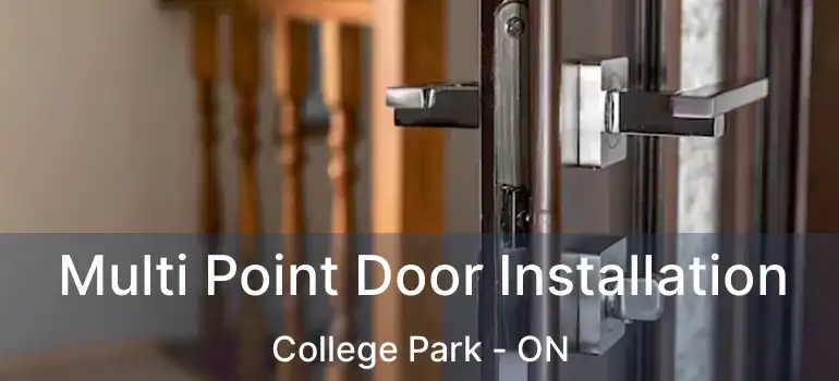  Multi Point Door Installation College Park - ON