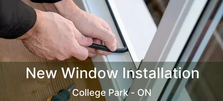  New Window Installation College Park - ON