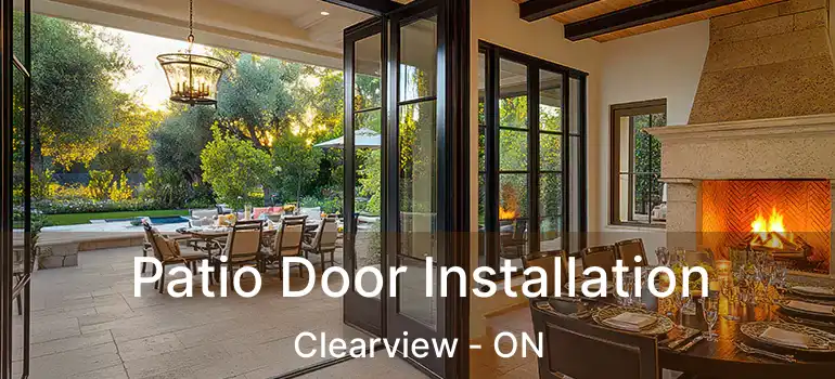  Patio Door Installation Clearview - ON