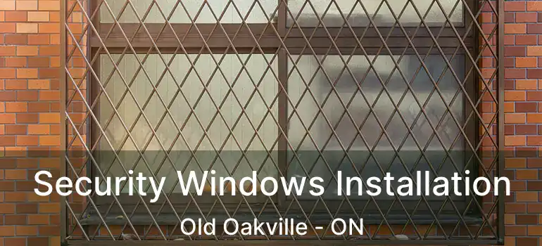  Security Windows Installation Old Oakville - ON