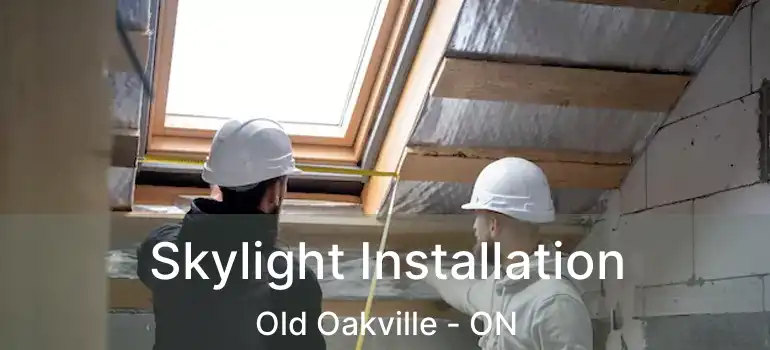  Skylight Installation Old Oakville - ON