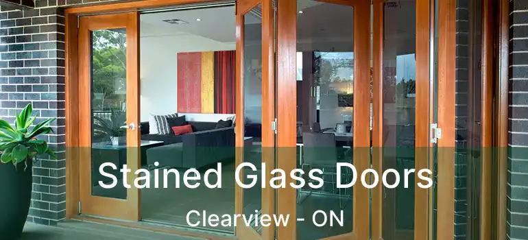  Stained Glass Doors Clearview - ON