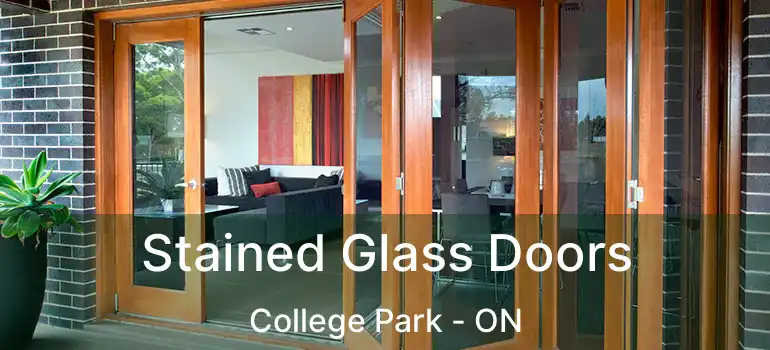  Stained Glass Doors College Park - ON