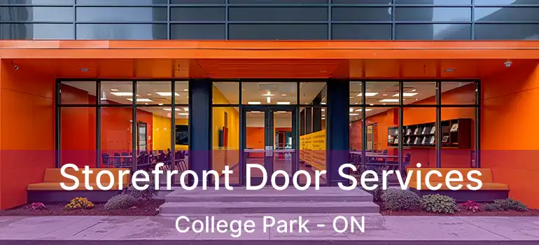  Storefront Door Services College Park - ON