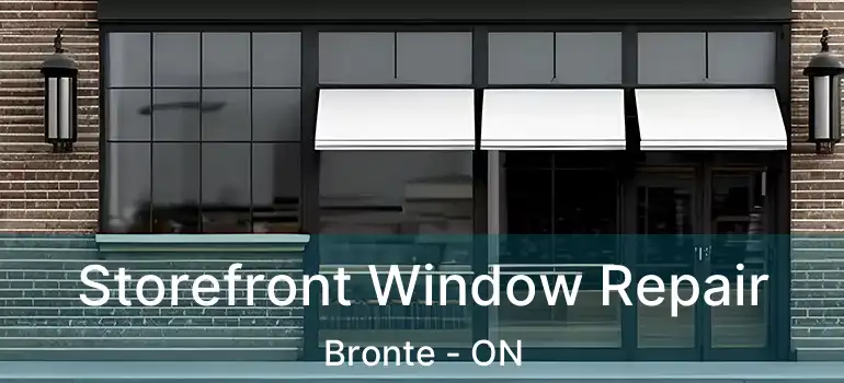  Storefront Window Repair Bronte - ON