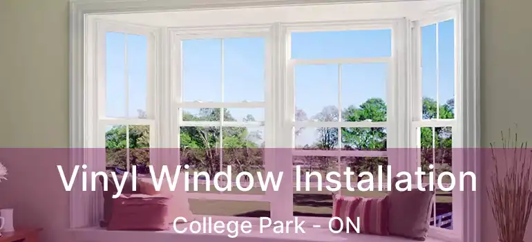  Vinyl Window Installation College Park - ON