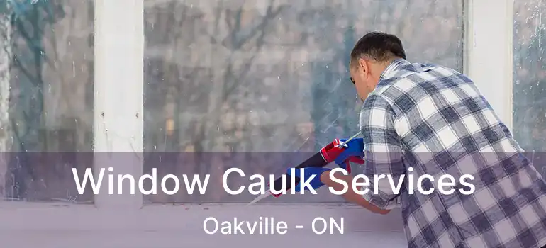  Window Caulk Services Oakville - ON