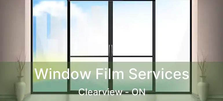  Window Film Services Clearview - ON