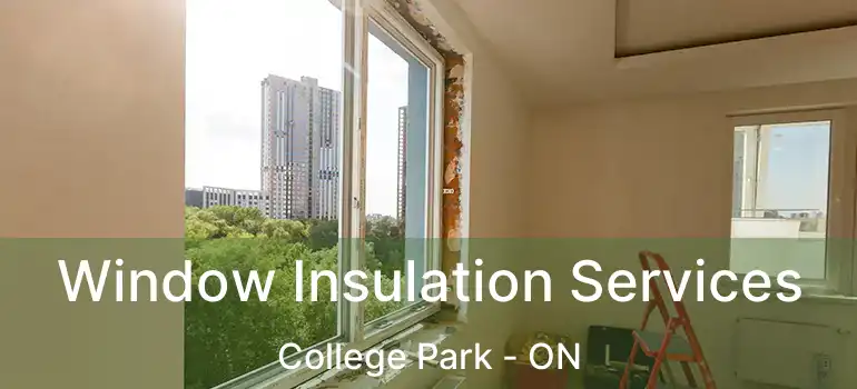  Window Insulation Services College Park - ON