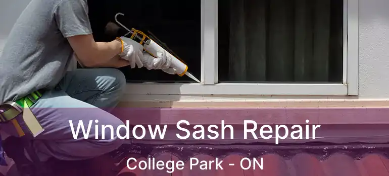  Window Sash Repair College Park - ON