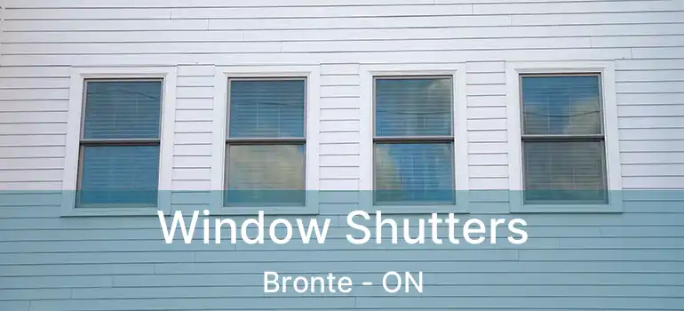  Window Shutters Bronte - ON