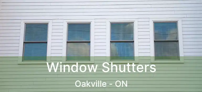  Window Shutters Oakville - ON